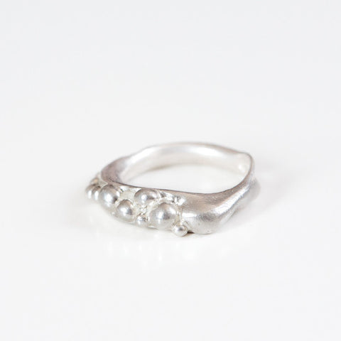 BUBBLE RING {silver}