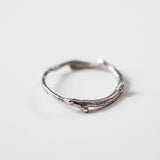 silver branch wedding ring