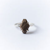 SOLITAIRE {wood ring}