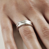 FREE-FORM BAND {silver}