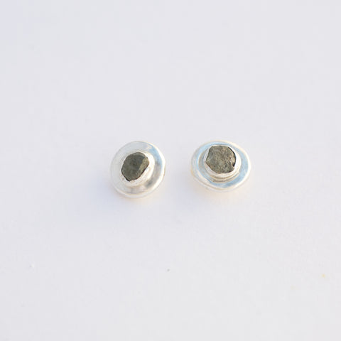 montana sapphire halo earrings