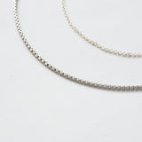 LUX {sterling silver chain}